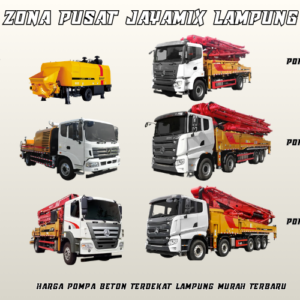 Harga Pompa Beton Terdekat Lampung Murah Terbaru
