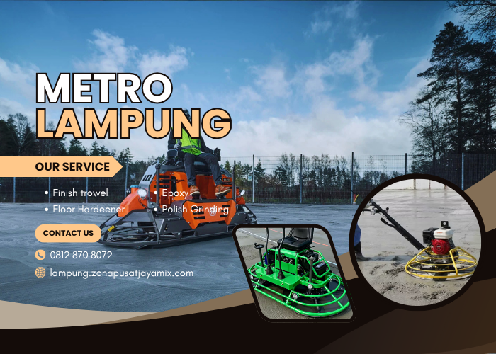 Harga Jasa Trowel, Floor Hardeener, Epoxy Lantai, dan Poles Beton Metro